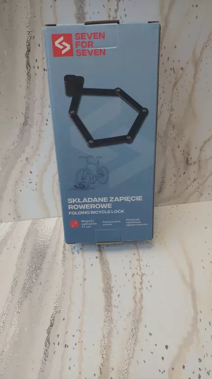 ZABEZPIECZENIE ROWEROWE ZAPIĘCIE SKŁADANE NA KOD SEVEN FOR 7 SEVEN