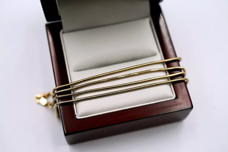 ZŁOTY ŁAŃCUSZEK ŻMIJKA - 14K 585 - R43 3,89G
