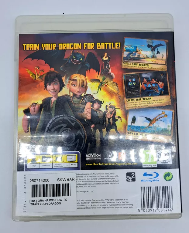 GRA NA PS3 HOW TO TRAIN YOUR DRAGON