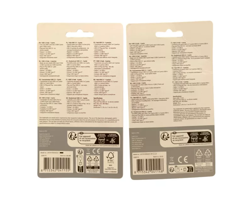 HUB ROZGAŁĘŹNIK ROZDZIELACZ USB 2.0 - 4 PORTY