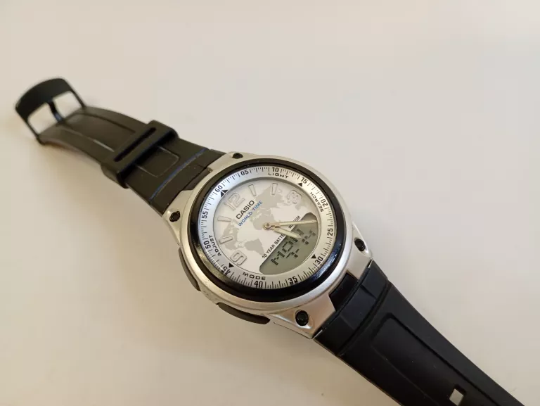 ZEGAREK CASIO 2747 AW-80 TELEMEMO 30 WORLD TIME
