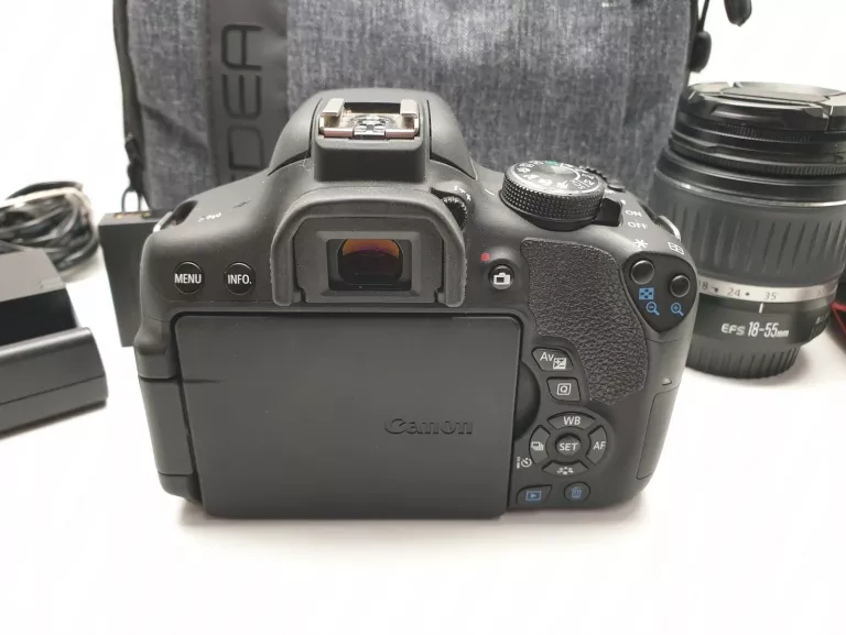 APARAT CANON EOS 750D + OBIEKTYW 18-55MM ZESTAW