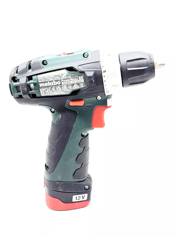 WKRĘTARKA METABO POWERMAXX BS 12V / 2 AKU / ŁAD / WALIZKA
