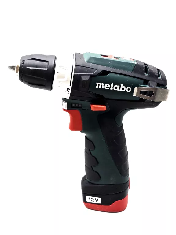 WKRĘTARKA METABO POWERMAXX BS 12V / 2 AKU / ŁAD / WALIZKA