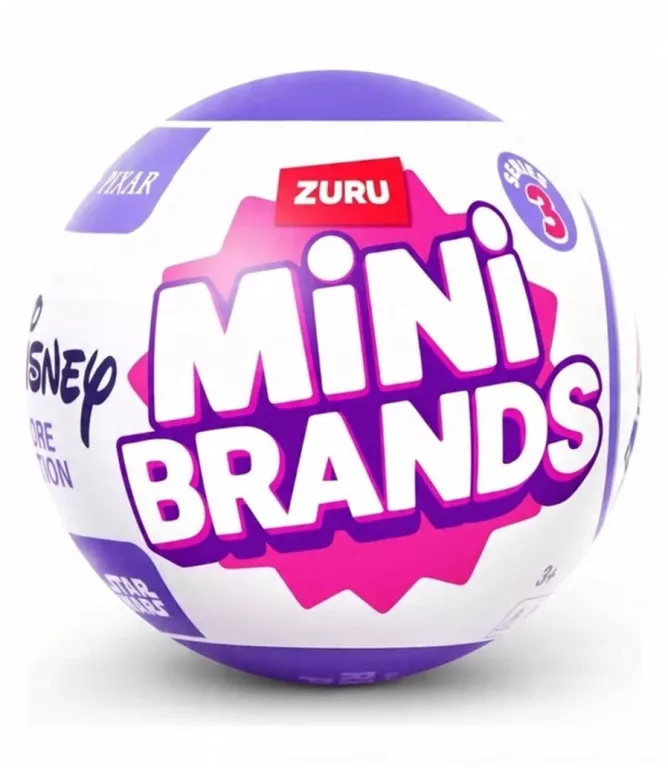 5 SURPRISE MINI BRANDS KULA DISNEY SERIA 3 FABRYCZNIE ZAPAKOWANA
