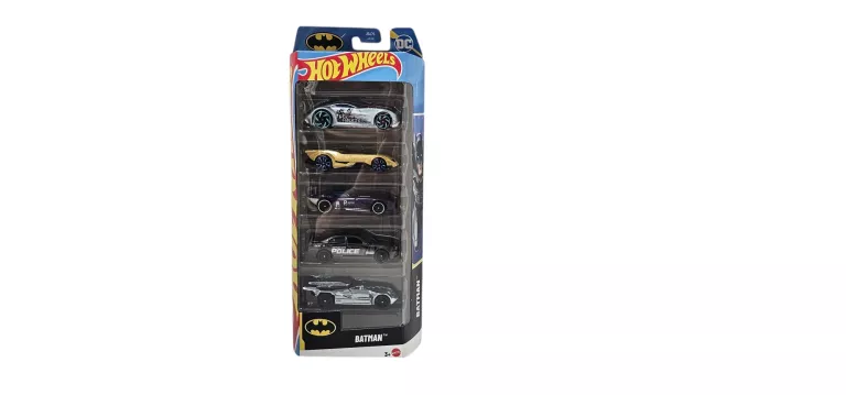 ZESTAW 5 SZT HOT WHEELS DC BATMAN