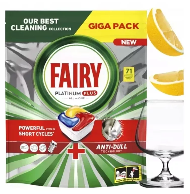 FAIRY TABLETKI DO ZMYWARKI PLATINUM PLUS 71SZT