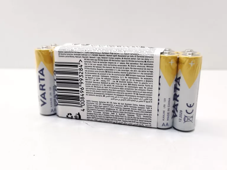 16X BATERIA AA VARTA 1.5V R6 LR6 BATERIE ALKALICZNE PALUSZKI PALUSZEK