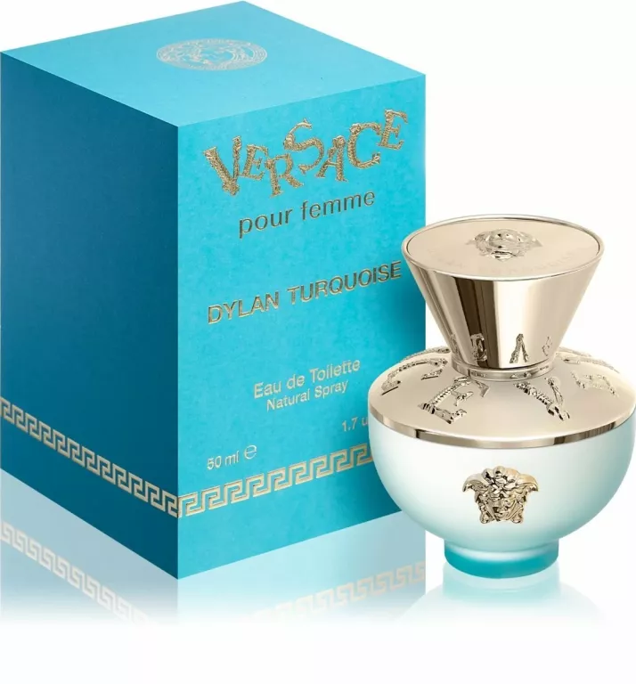 VERSACE DYLAN TURQUOISE POUR FEMME EDT 50ML SPRAY WODA TOALETOWA KOBIETA