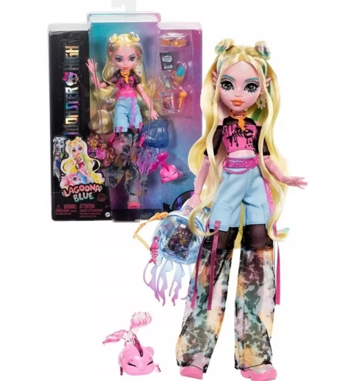 MONSTER HIGH LAGOONA BLUE LALKA KOLEKCJONERSKA LALECZKA HXH75