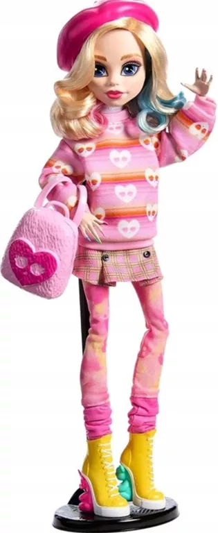 KOLEKCJONERSKA LALKA WEDNESDAY ENID SINCLAIR MONSTER HIGH 28 CM + AKCESORI