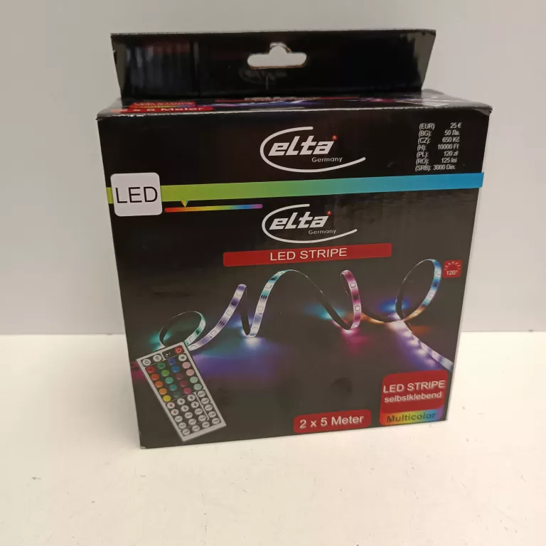TAŚMY LED 2X5 METR KARTON TEDI
