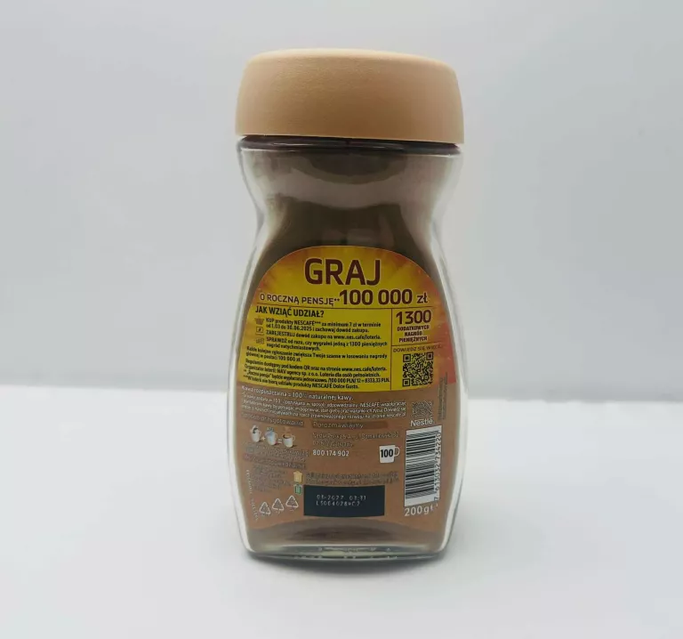 KAWA ROZPUSZCZALNA NESCAFE CREMA 200G