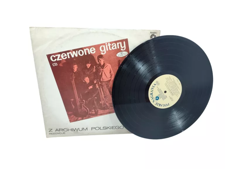 PŁYTA WINYLOWA Z ARCHIWUM POLSKIEGO BEATU CZERWONE GITARY 2