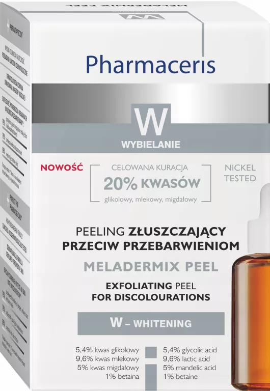 PHARMACERIS W WYBIELANIE 30 ML PEELING PRZECIW PRZEBARWIENIOM