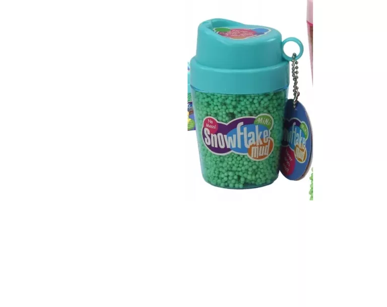 SQUISHY KULKI STYROPIANOWE MASA W KUBECZKU ZIELONA