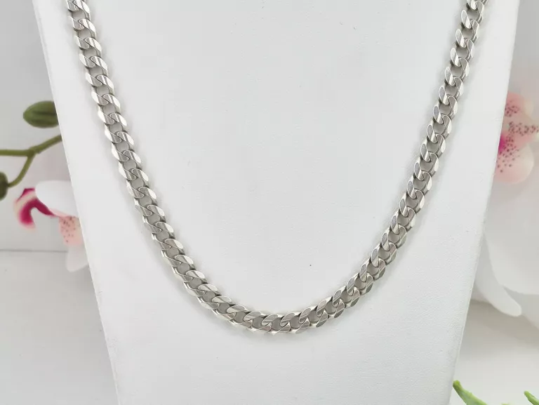 SREBRNY MĘSKI ŁAŃCUCH 35,99G