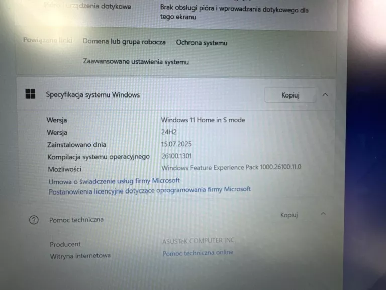 LAPTOP ASUS VIVOBOOK GO E510KA-EJ485WS 15,6 " INTEL CELERON 4 GB / 128 GB