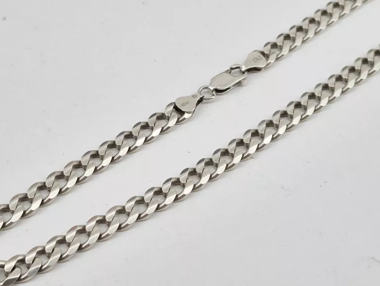 SREBRNY MĘSKI ŁAŃCUCH 35,99G