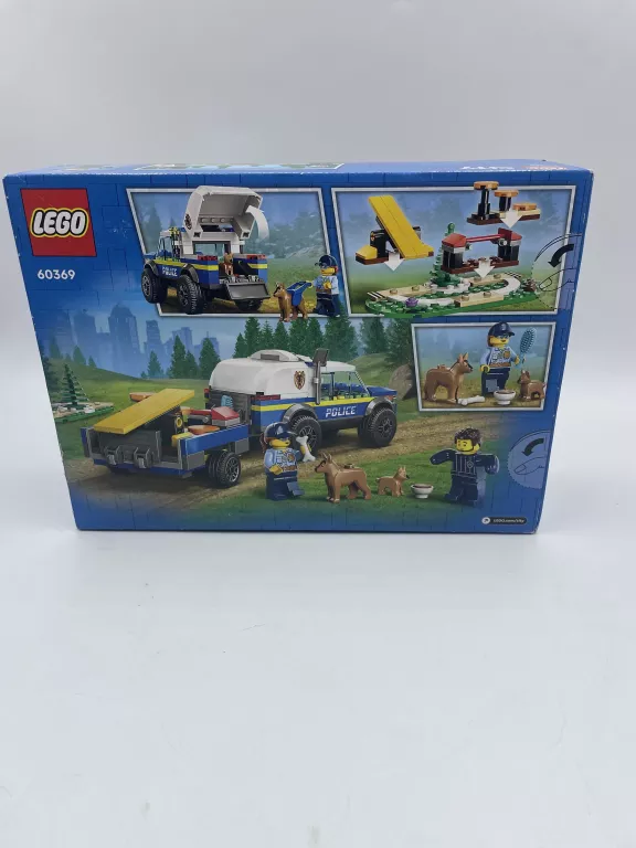 KLOCKI LEGO CITY 60369 SZKOLENIE PSÓW POLICYJNYCH W TERENIE