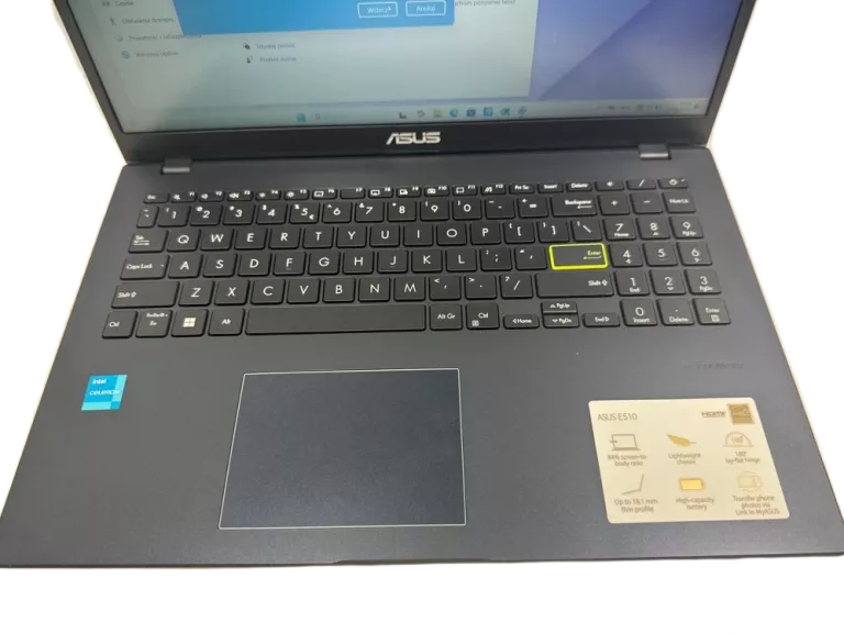 LAPTOP ASUS VIVOBOOK GO E510KA-EJ485WS 15,6 " INTEL CELERON 4 GB / 128 GB