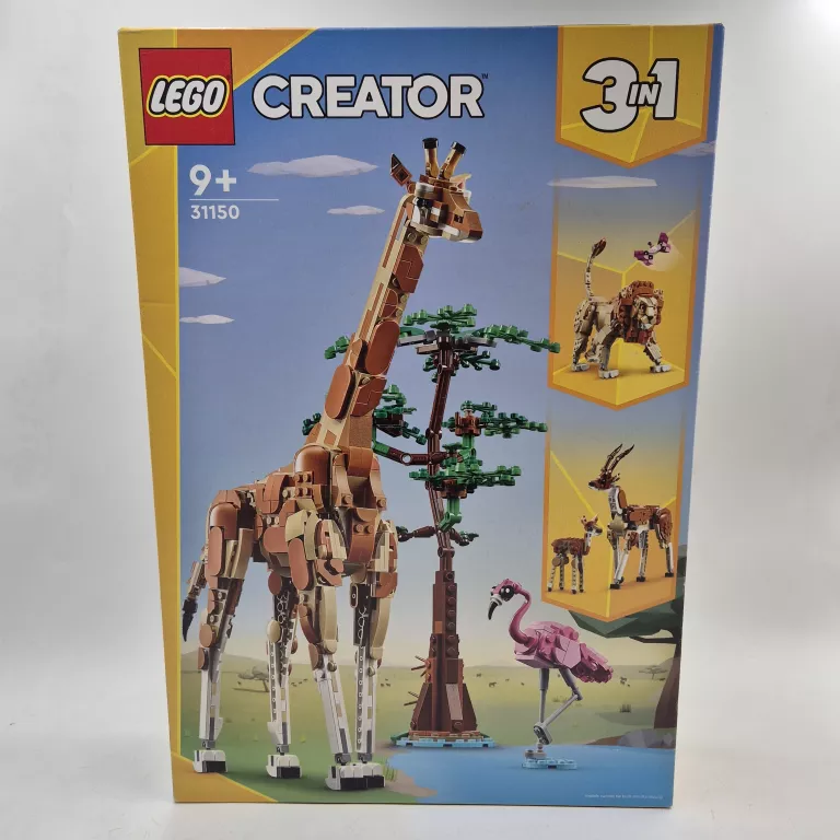 KLOCKI LEGO CREATOR 31150 DZIKIE ZWIERZĘTA SAFARI