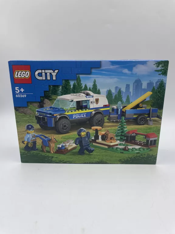 KLOCKI LEGO CITY 60369 SZKOLENIE PSÓW POLICYJNYCH W TERENIE