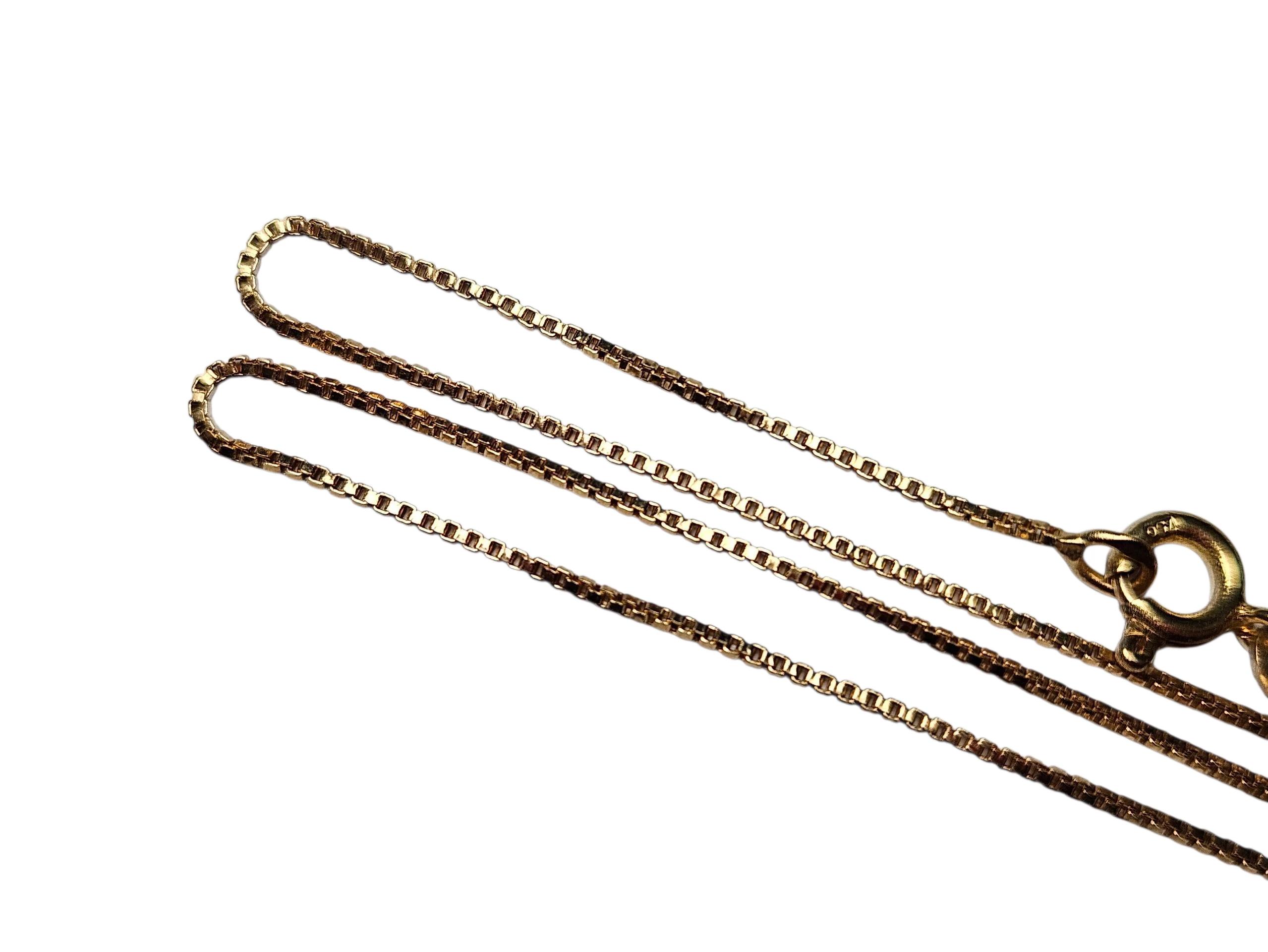 delikatny-zloty-lancuszek-splot-kostka-proby-750-41cm-dlugosc-calkowita-41