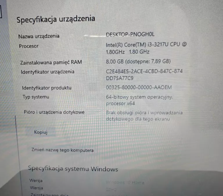 LAPTOP DELL INSPIRON 15 3521 INTEL CORE I3 8GB/128GB