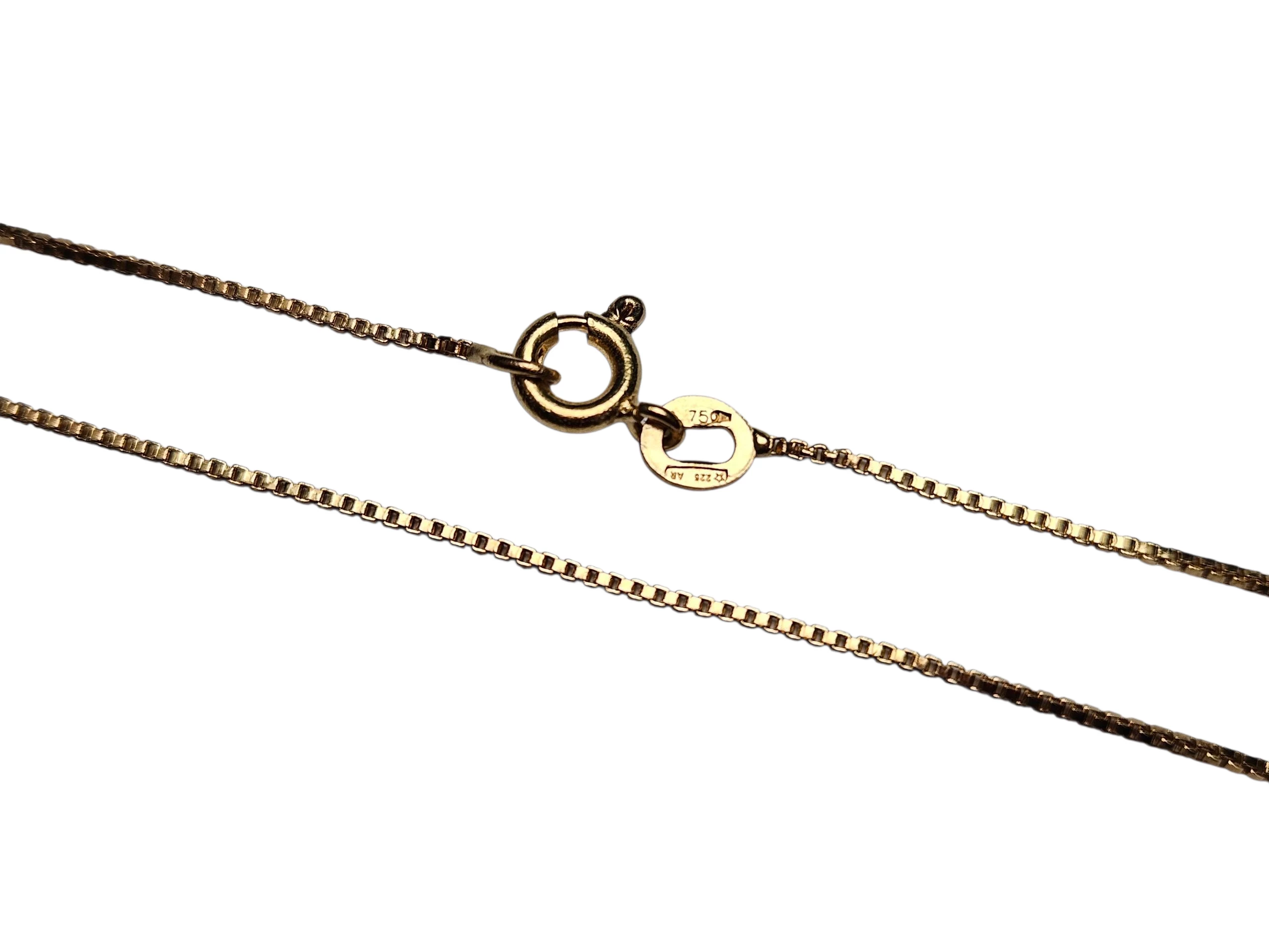 delikatny-zloty-lancuszek-splot-kostka-proby-750-41cm-stan-11323-2
