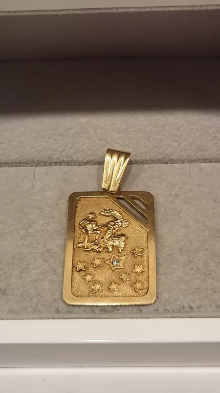 ZŁOTA ZAWIESZKA BARAN 9,65G 585