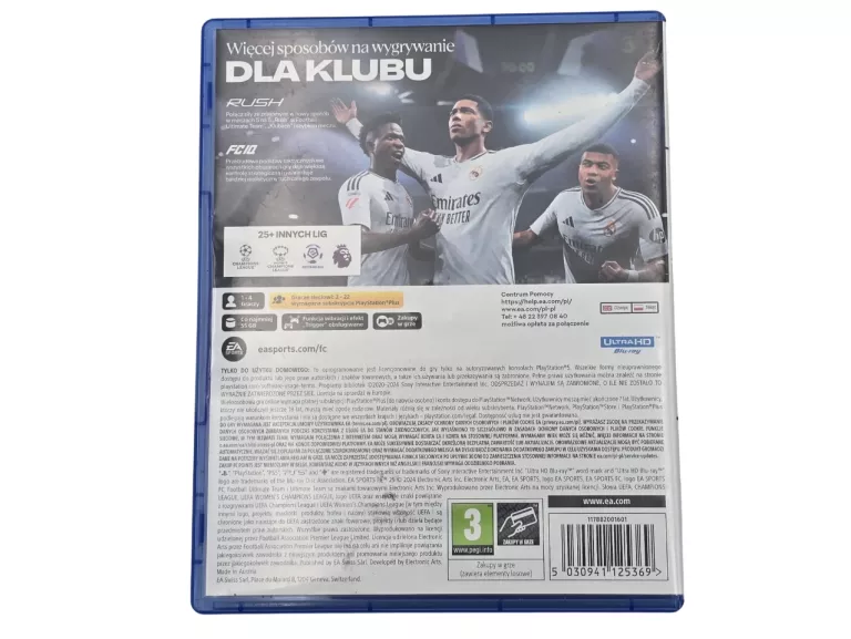 PŁYTA Z GRĄ FIFA 25 FC25 POLSKA WERSJA JĘZYKOWA PS5 PLAYSTATION 5
