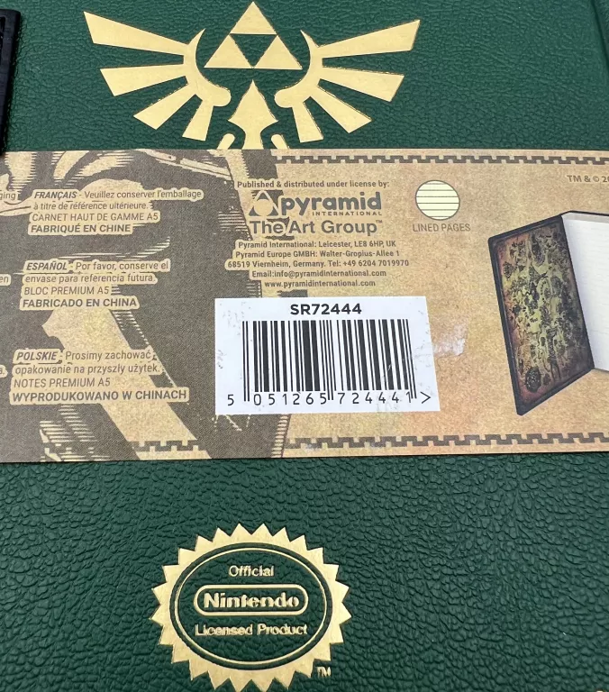 NOTES ZELDA A5