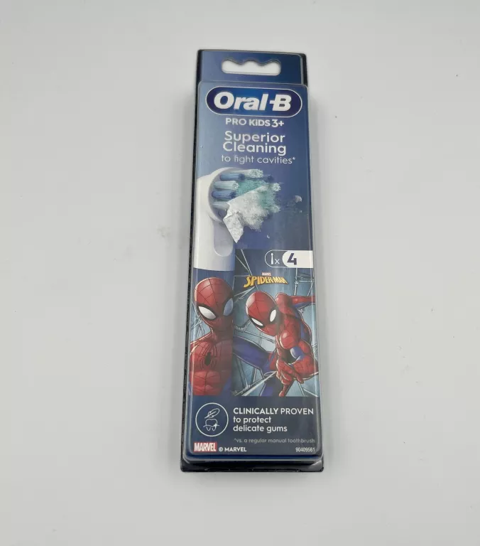 KOŃCÓWKA DO SZCZOTECZEK ORAL-B SPIDERMAN 4SZT
