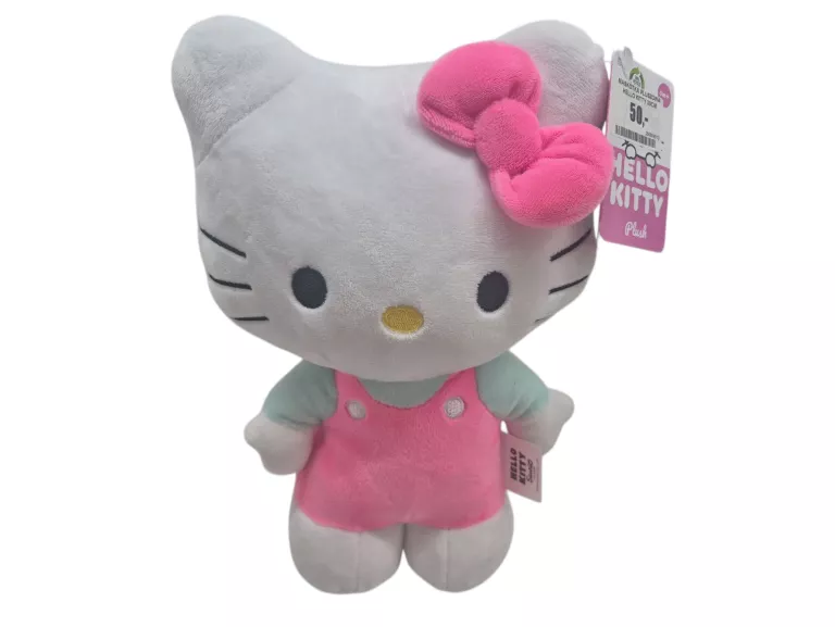 MASKOTKA PLUSZOWA HELLO KITTY 30CM RÓŻOWA SUKIENKA
