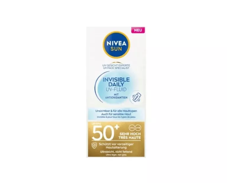 NIVEA SUN INVISIBLE DAILY FLUID OCHRONNY UV 50+