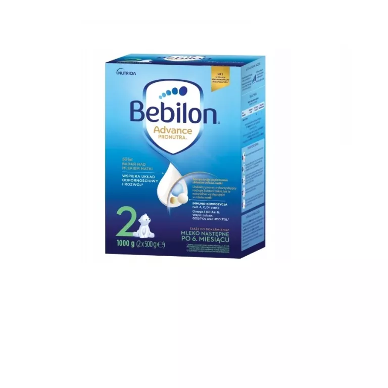 MLEKO BEBILON 2 1000G KARTONIK