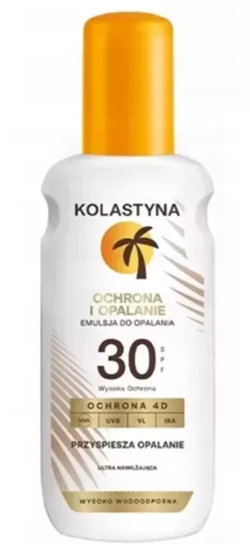 KOLASTYNA OCHRONA I OPALANIE NAWILŻAJĄCA EMULSJA DO OPALANIA SPF30 150ML