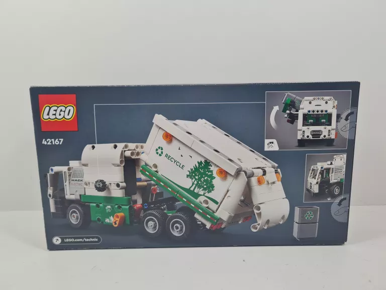 LEGO TECHNIC ŚMIECIARKA MACK LR ELECTRIC 42167