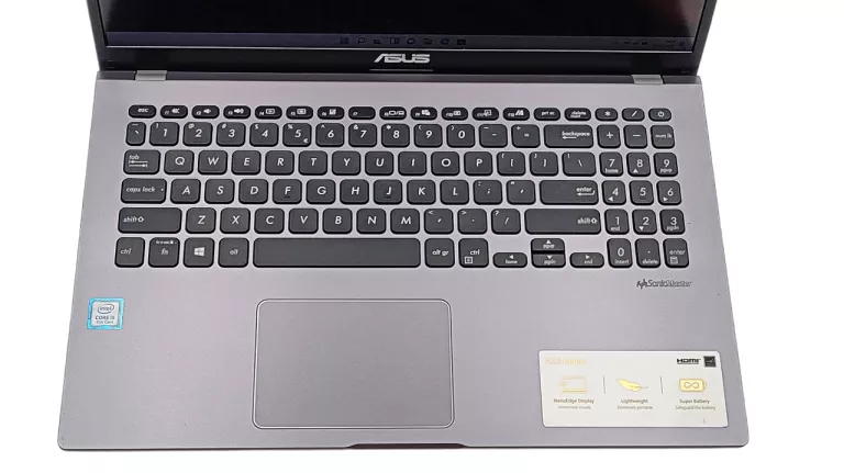 LAPTOP ASUS A509FA 15.6" I5-8265U 8GB RAM 512GB SSD WIN 11 + ŁADOWARKA