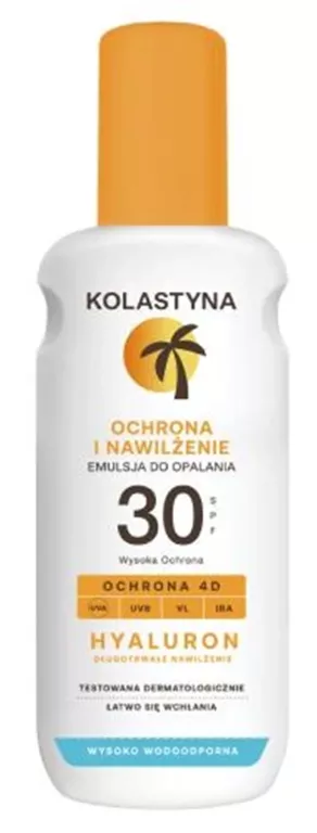 SPRAY DO OPALANIA KREM DO OPALANIA SPF 30 KOLASTYNA OLEJEK OPALANIA 150ML
