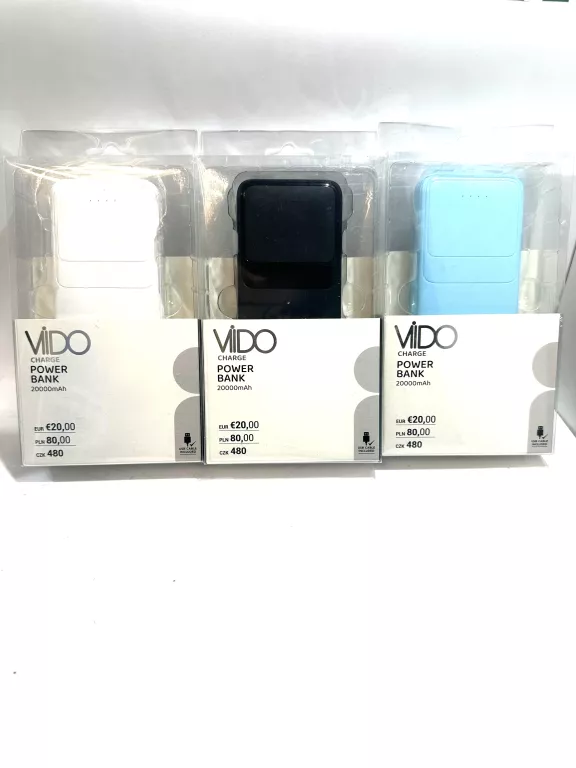 POWERBANK VIDO 20000MAH