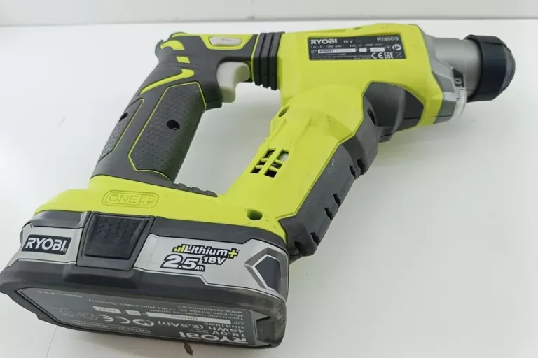 MŁOTOWIERTARKA RYOBI R18SDS Z ŁADOWARKĄ KOMPLET