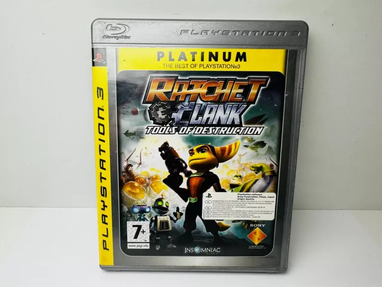 GRA PS3 RATCHET CLANK TOOLS OF DESTRUCTION