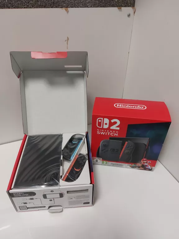 KONSOLA NINTENDO SWITCH 2 CZARNY + MARIO KART WORLD KOMPLET