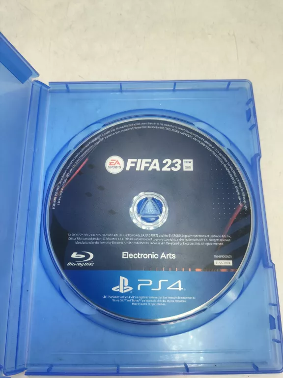 ZESTAW 5 GIER NA PS4 FIFA 16/21/22/23 + F1 2019