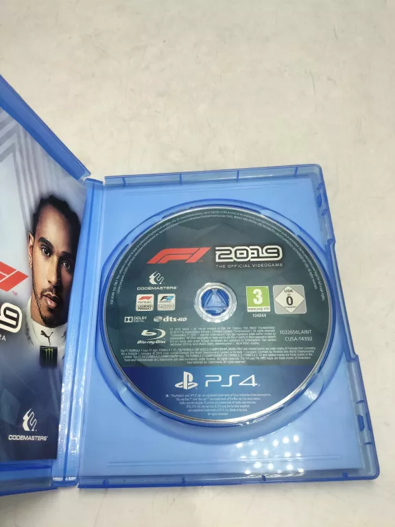 ZESTAW 5 GIER NA PS4 FIFA 16/21/22/23 + F1 2019