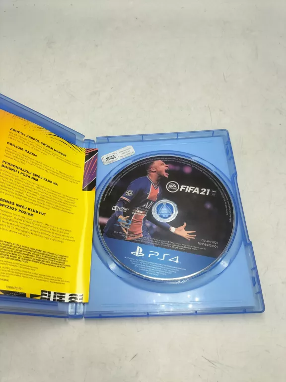 ZESTAW 5 GIER NA PS4 FIFA 16/21/22/23 + F1 2019