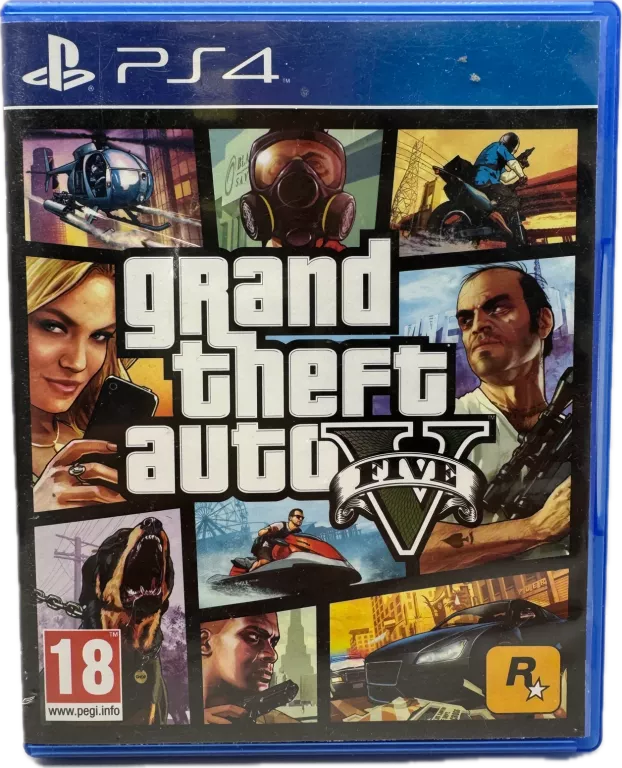 GRA NA KONSOLE PS4 GTA V