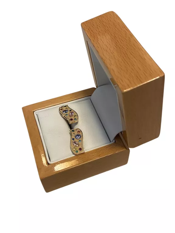 ZJAWISKOWE ZŁOTE KOLCZYKI 585 4,93G 2CM